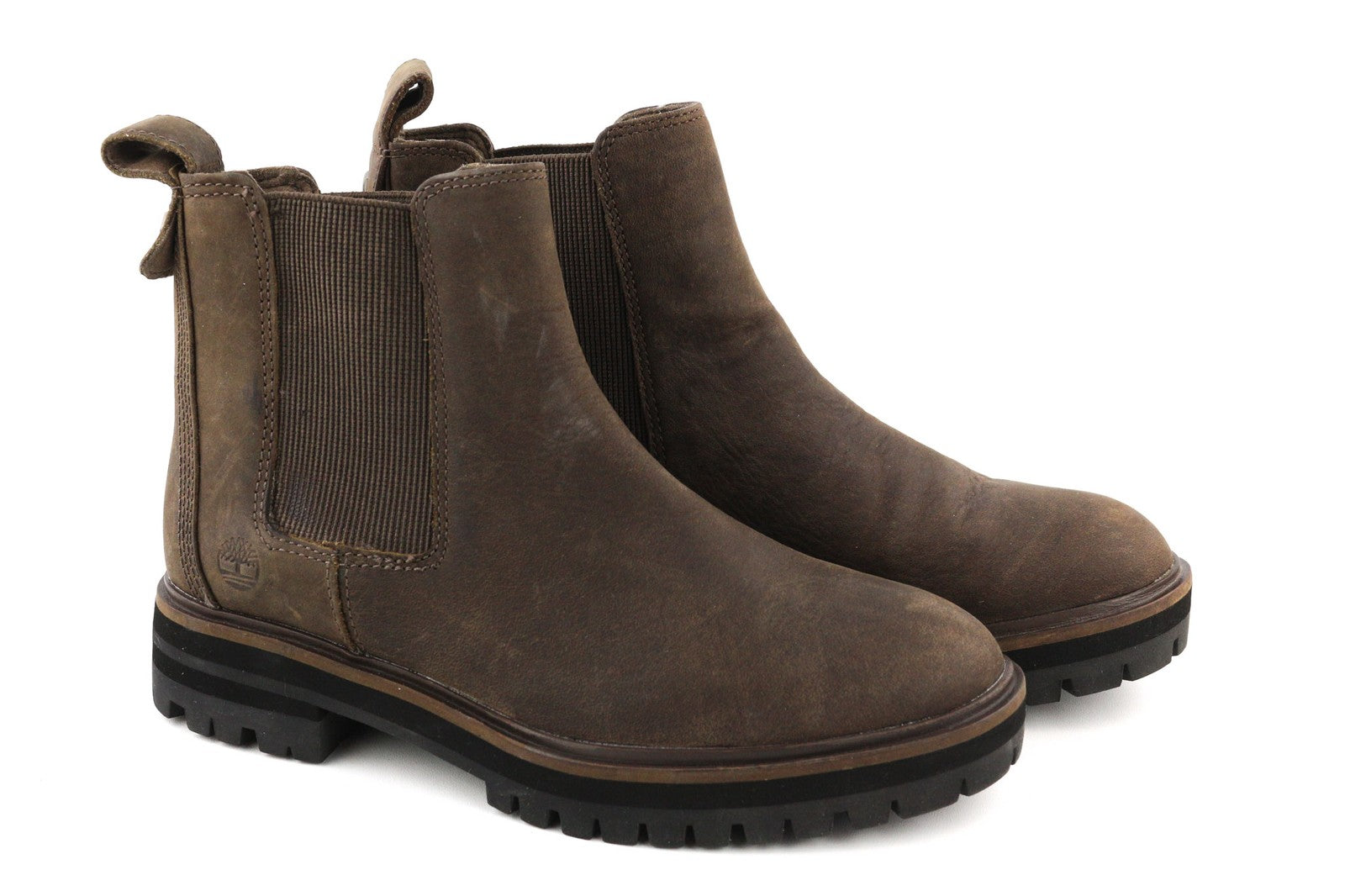 TIMBERLAND A29AH-A3919 moteriški batai EU37/37.5 tamsiai rudi laisvalaikio batai su užtrauktuku 