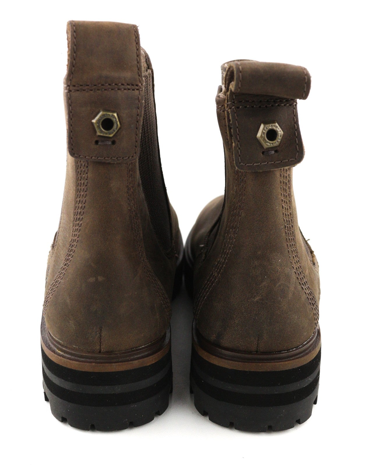 TIMBERLAND A29AH-A3919 moteriški batai EU37/37.5 tamsiai rudi laisvalaikio batai su užtrauktuku 