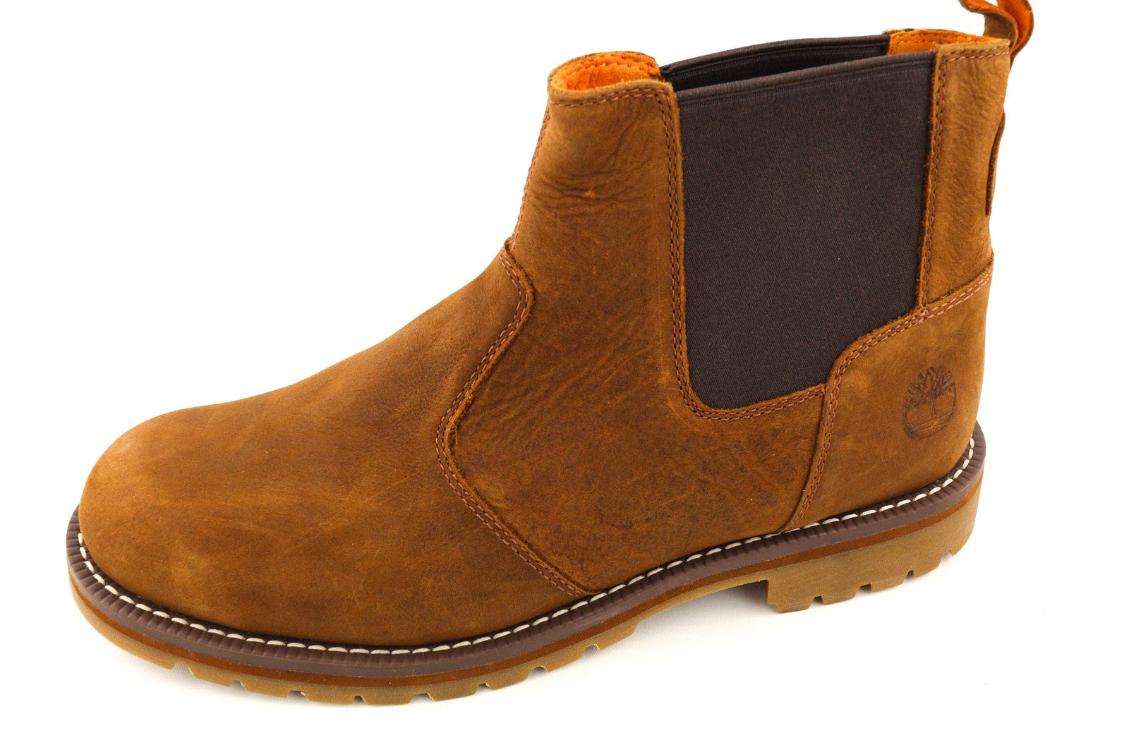 TIMBERLAND A288F-A6146 Men Shoes EU43/43.5 Brown High-Top Pull-On Casual Boots