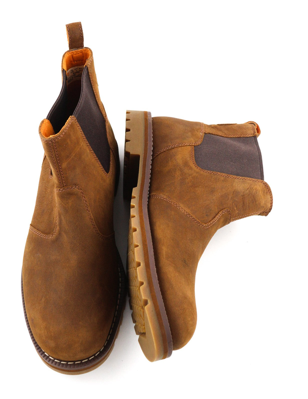 TIMBERLAND A288F-A6146 Men Shoes EU43/43.5 Brown High-Top Pull-On Casual Boots