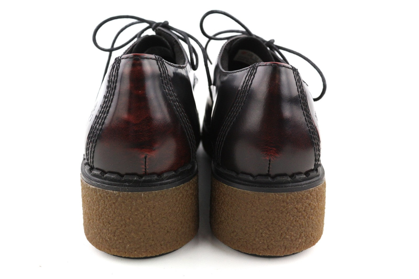 TIMBERLAND A23MS-A3750 moteriški batai EU37.5/38.5 juodi, raudoni, odiniai, žemakulniai bateliai, pora 