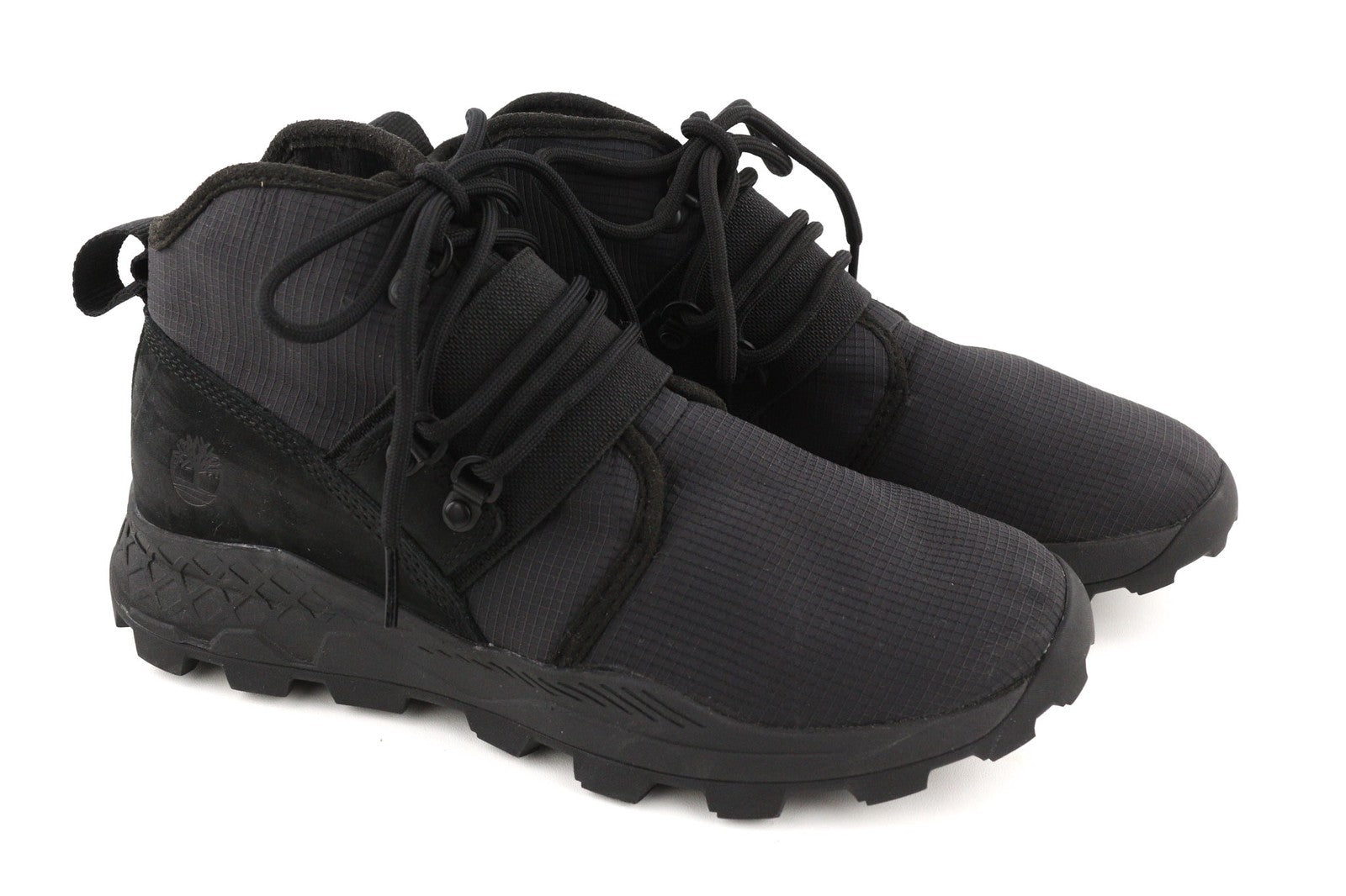 TIMBERLAND A1YY8-A3198 vyriški sportbačiai EU40/41 juodi odiniai aukštakulniai sportbačių imitacijos bateliai 