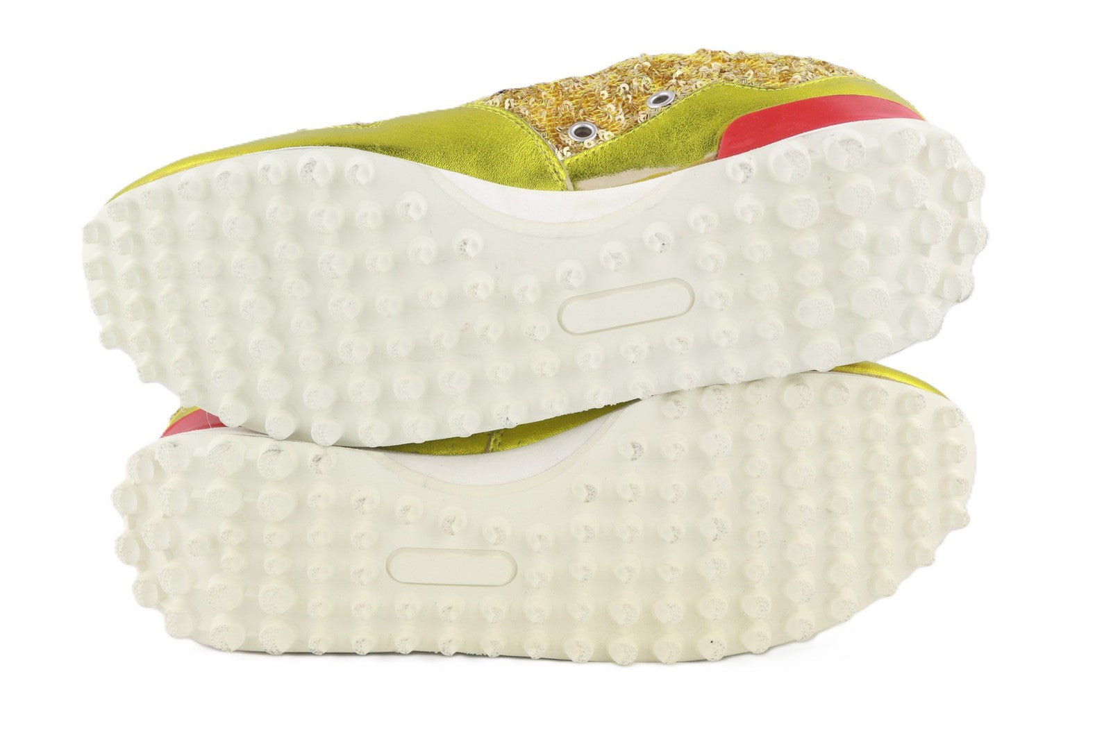 „GOLDEN GOOSE Starland“ moteriški sportbačiai, 39 dydžio, auksinės odos, blizgučiais, žema palaidinė. 