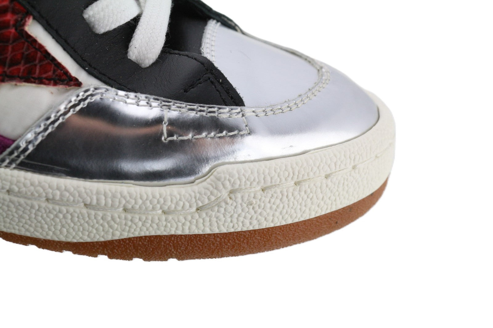 „GOLDEN GOOSE Noah“ moteriški sportbačiai, 39 m., įvairiaspalviai, odiniai, aukštakulniai, su raišteliais. 