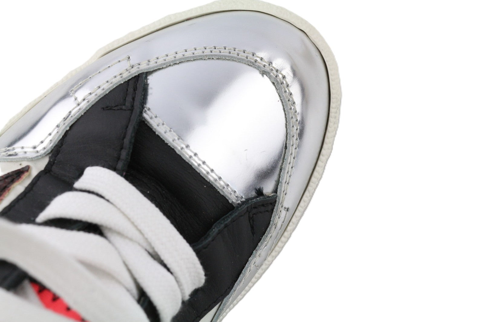 „GOLDEN GOOSE Noah“ moteriški sportbačiai, 39 m., įvairiaspalviai, odiniai, aukštakulniai, su raišteliais. 