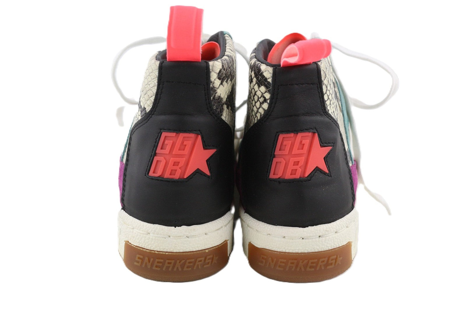 „GOLDEN GOOSE Noah“ moteriški sportbačiai, 39 m., įvairiaspalviai, odiniai, aukštakulniai, su raišteliais. 