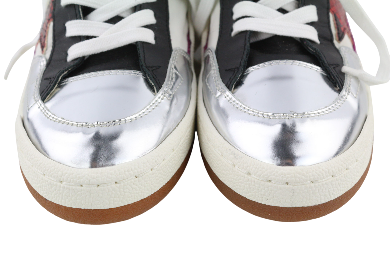 „GOLDEN GOOSE Noah“ moteriški sportbačiai, 39 m., įvairiaspalviai, odiniai, aukštakulniai, su raišteliais. 