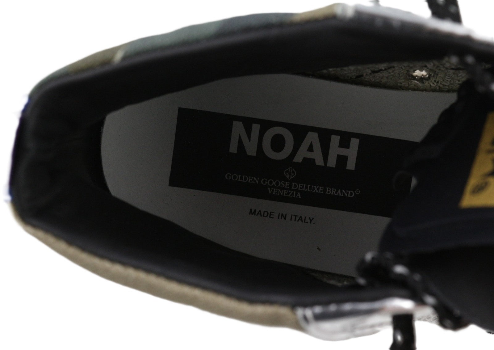 GOLDEN GOOSE Noah moteriški sportbačiai EU39 juodi pilki raštuoti aukštakulniai sportbačiai 