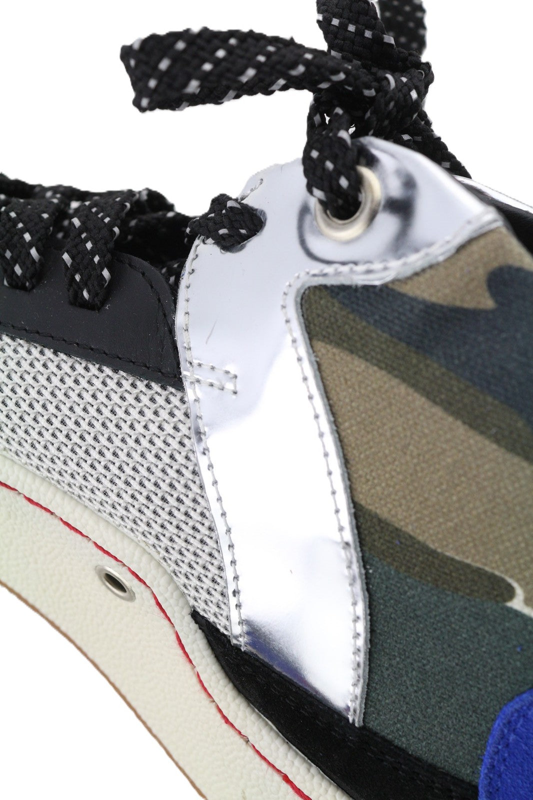 GOLDEN GOOSE Noah moteriški sportbačiai EU39 juodi pilki raštuoti aukštakulniai sportbačiai 