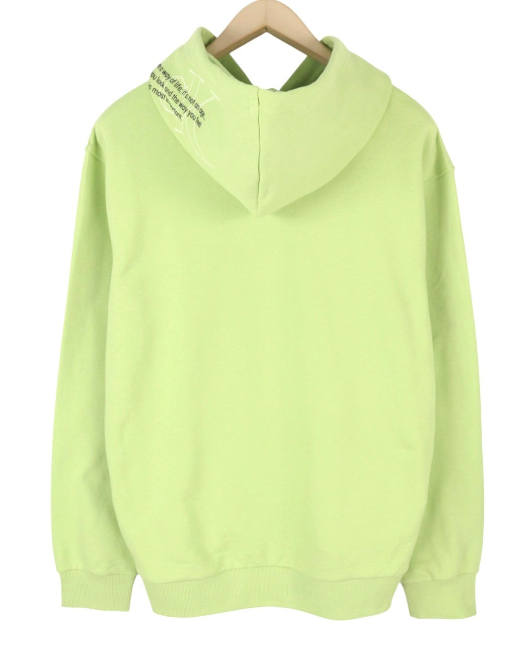 CALVIN KLEIN Men Hoodie S Jaded Green Kangaroo Pocket Logo Hooded Pullover