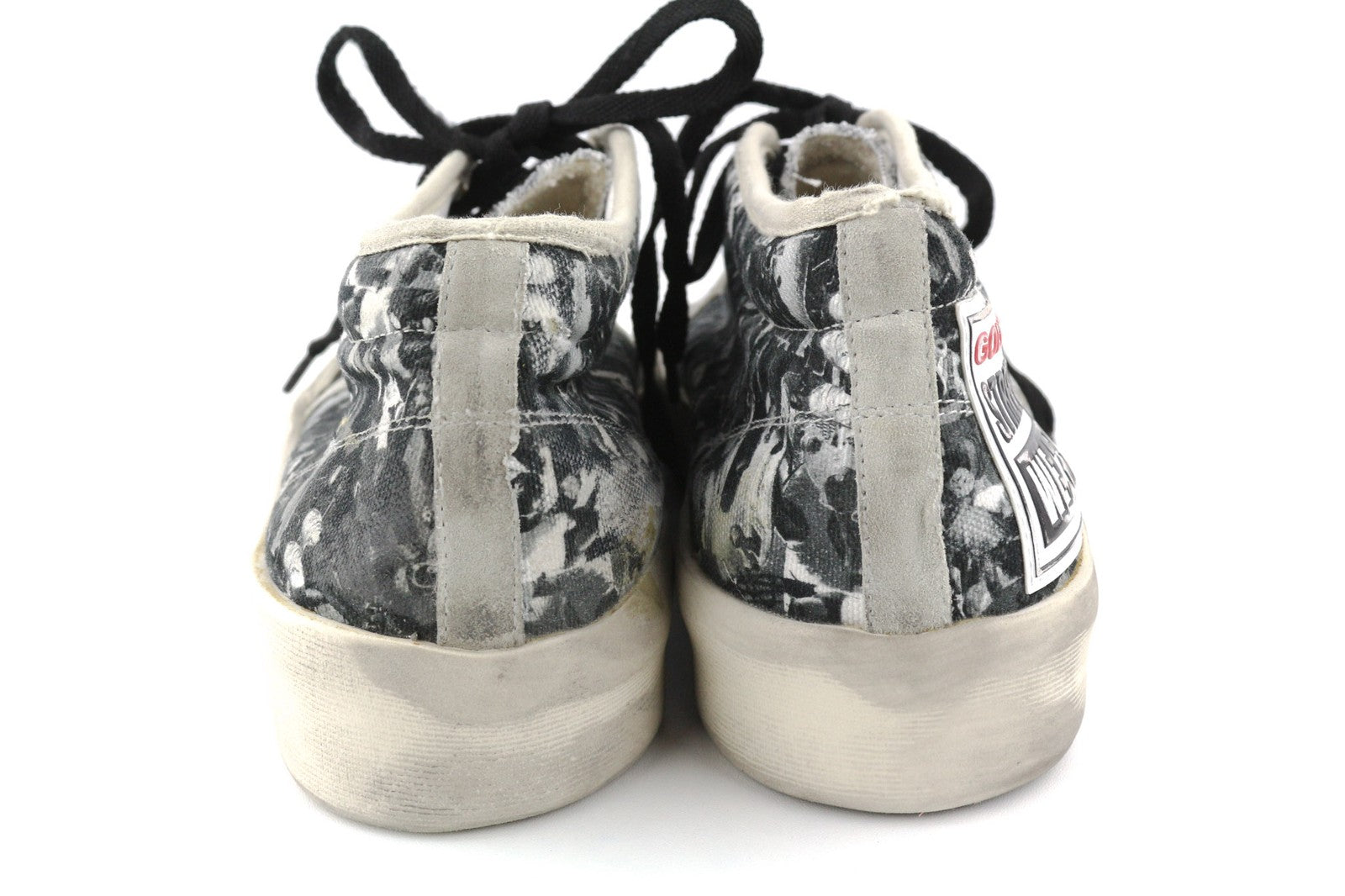 „GOLDEN GOOSE“ vyriški sportbačiai, 43 dydžio, pilki, raštuoti, sendinti, laisvalaikio stiliaus, suvarstomi. 