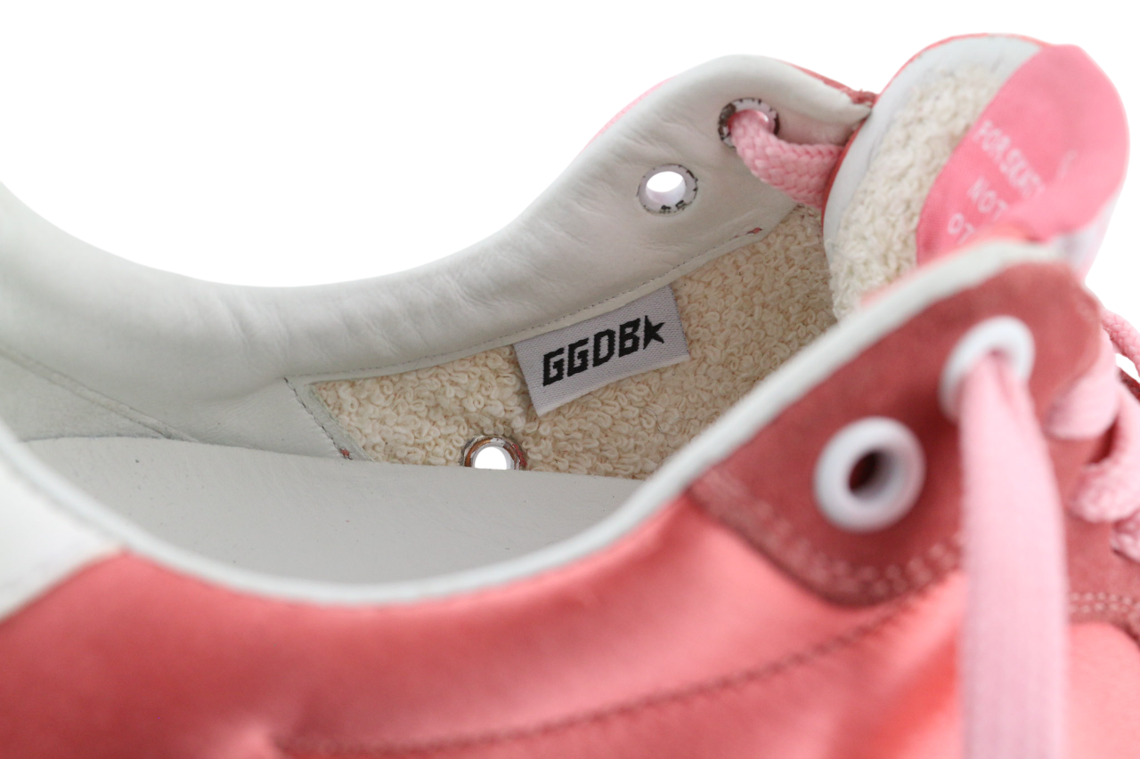 GOLDEN GOOSE Starland Women Trainers EU39 Pink Leather Low-Top Casual