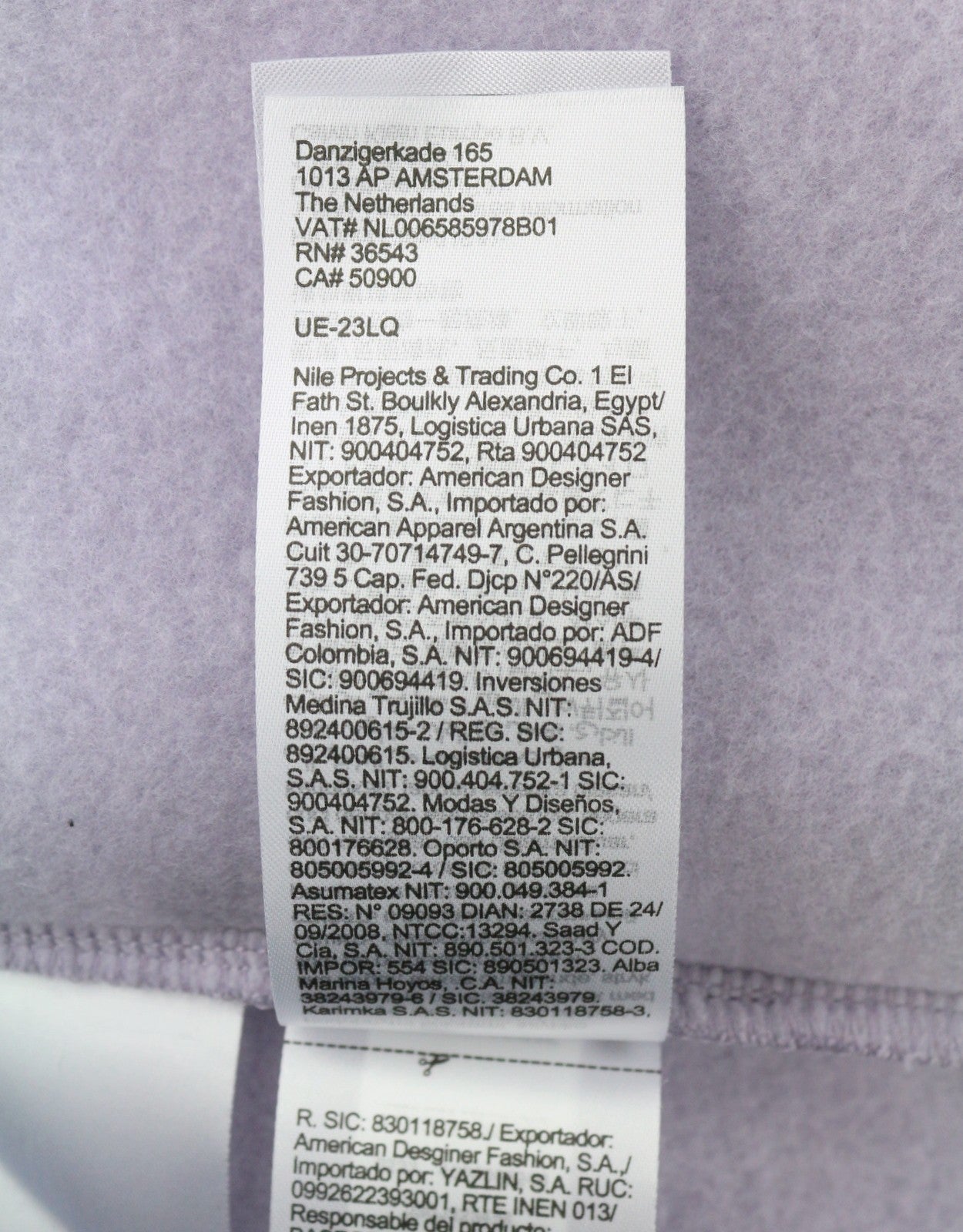 CALVIN KLEIN vyriškas džemperis M su levandų ir violetinės spalvos apvalia kaklo iškirpte ir logotipu, didelis megztinis 