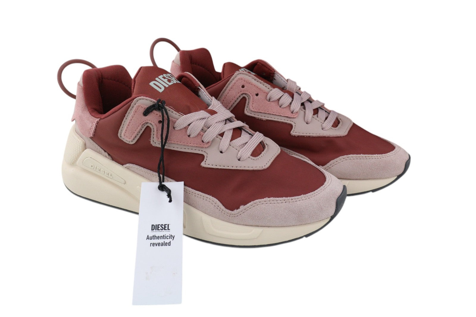 DIESEL S-Serendipity moteriški sportbačiai, rožiniai, žemo lygio, su raišteliais, EU36, RRP150 