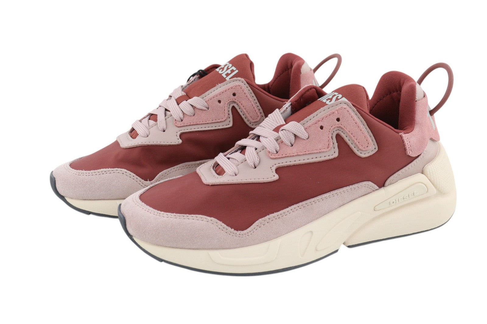 DIESEL S-Serendipity moteriški sportbačiai, 35.5 dydis, rožiniai, žemakulniai, laisvalaikio stiliaus, su raišteliais, RRP 150 