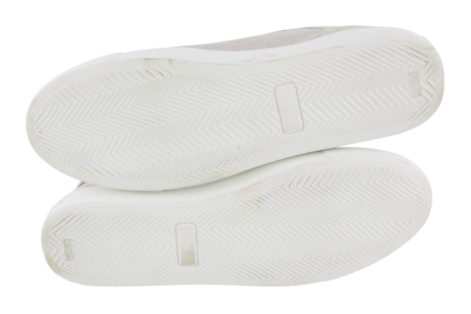 SUITSUPPLY Men Shoes EU46 Light Grey Textile Leather Low Laced Casual