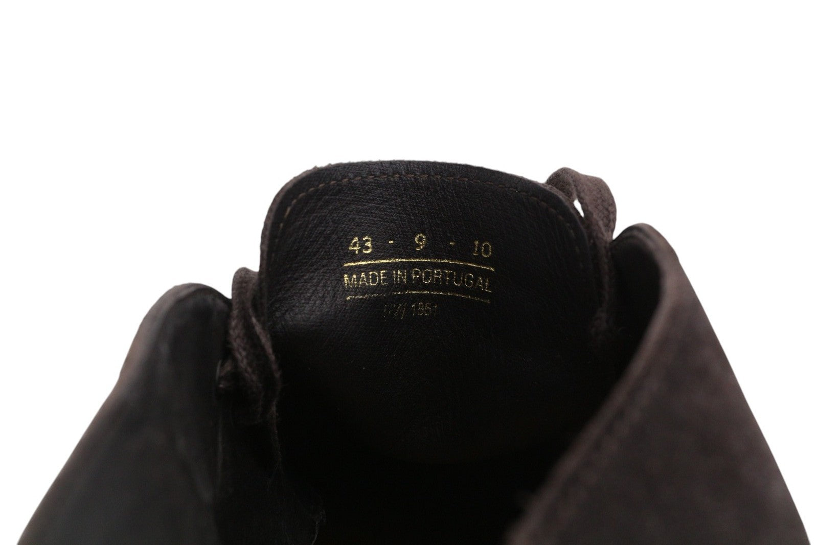 SUITSUPPLY vyriški batai, EU43, tamsiai rudi, odiniai, zomšiniai, aukštakulniai, laisvalaikio stiliaus 