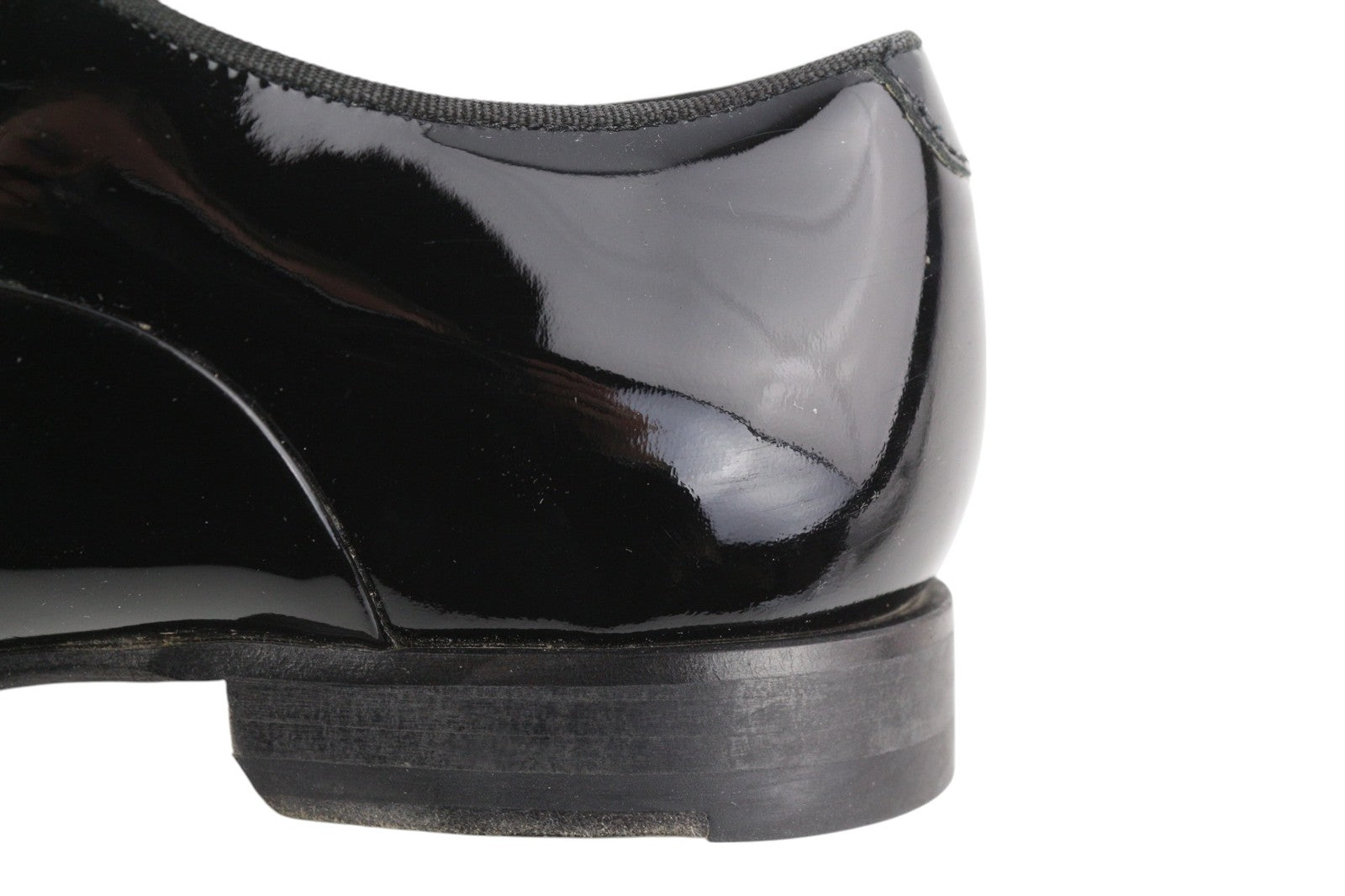 SUITSUPPLY Men Shoes EU41.5 Black Lacquered Formal Laced Low-Top