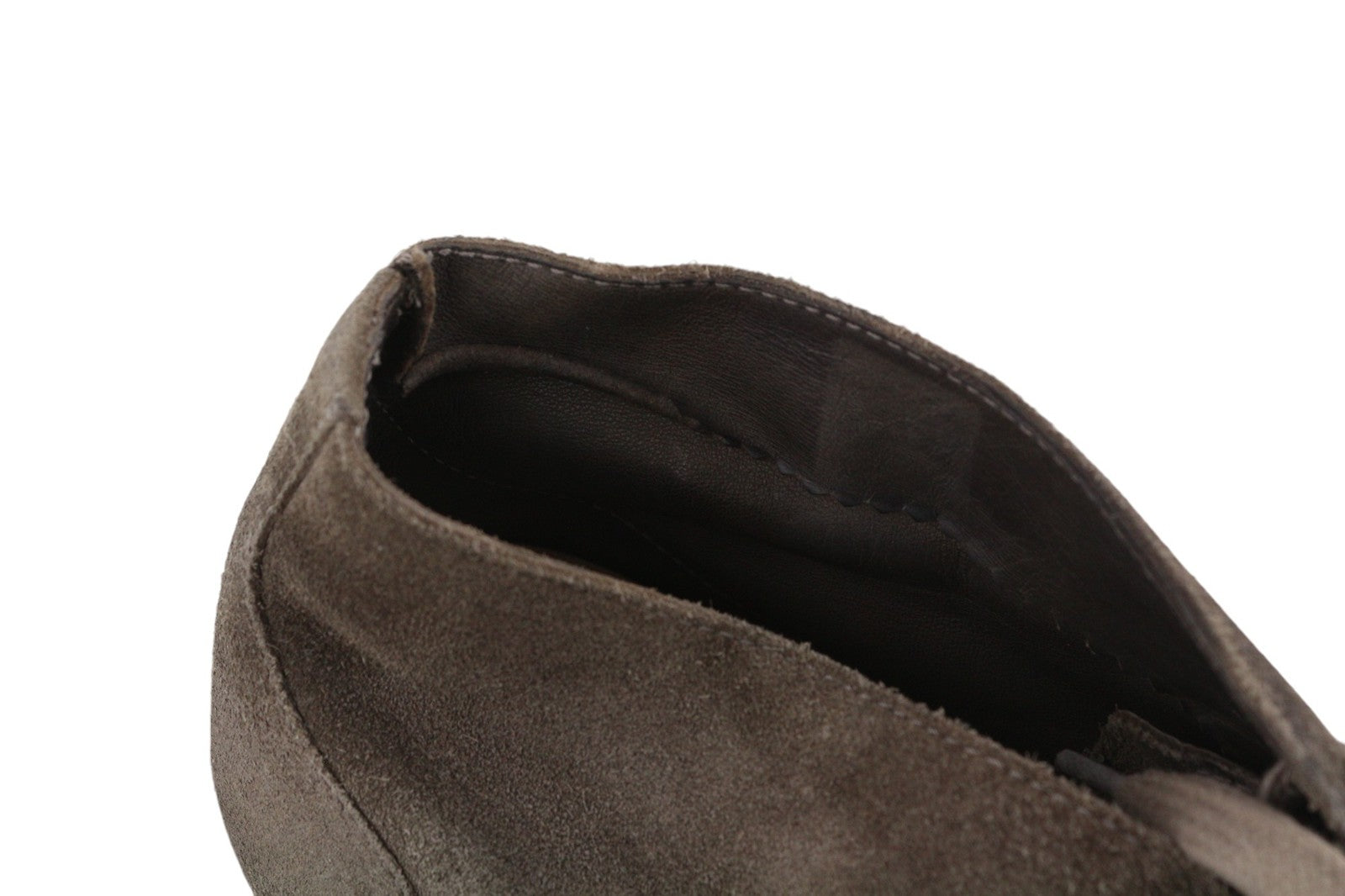 SUITSUPPLY Men Shoes EU43 Brown Leather Suede High-Top Casual Laced