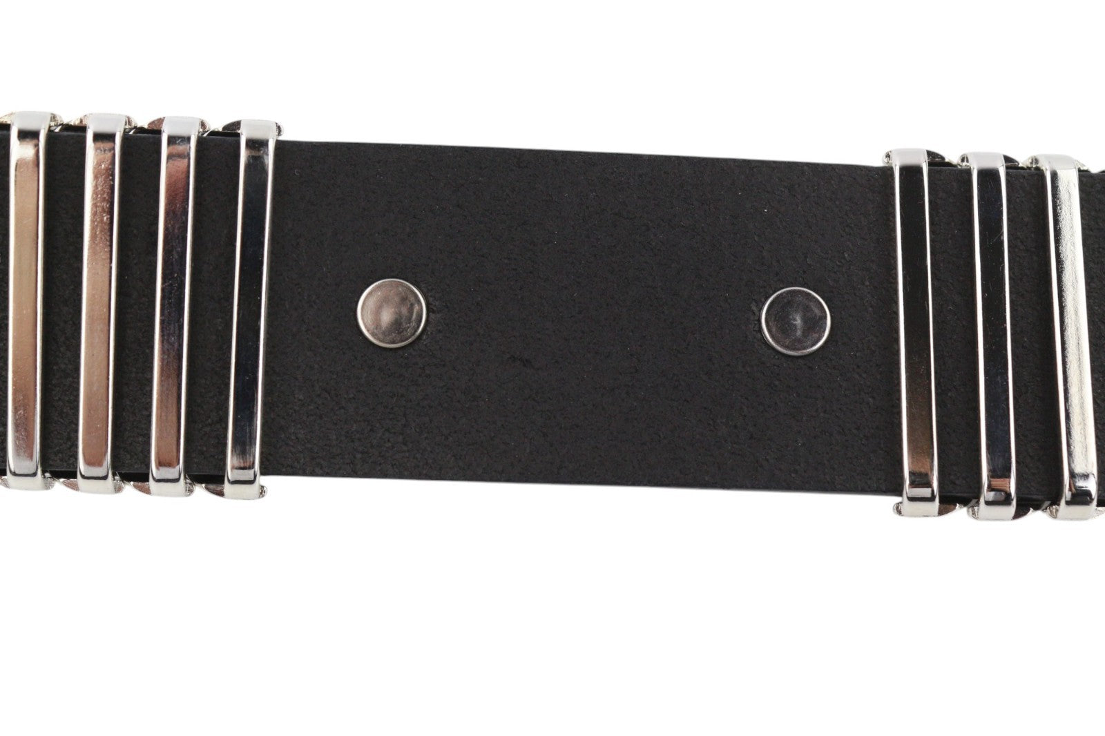 DIESEL D-Burny moteriškas diržas, 90 cm, juodas, odinis, su detalėmis, sagtimis, RRP180 