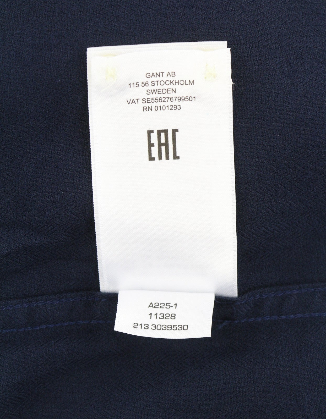 GANT Reg Herringbone flaneliniai vyriški marškinėliai L dydžio, vakaro mėlyna, su sagomis žemyn iškirpte, laisvalaikio stiliaus