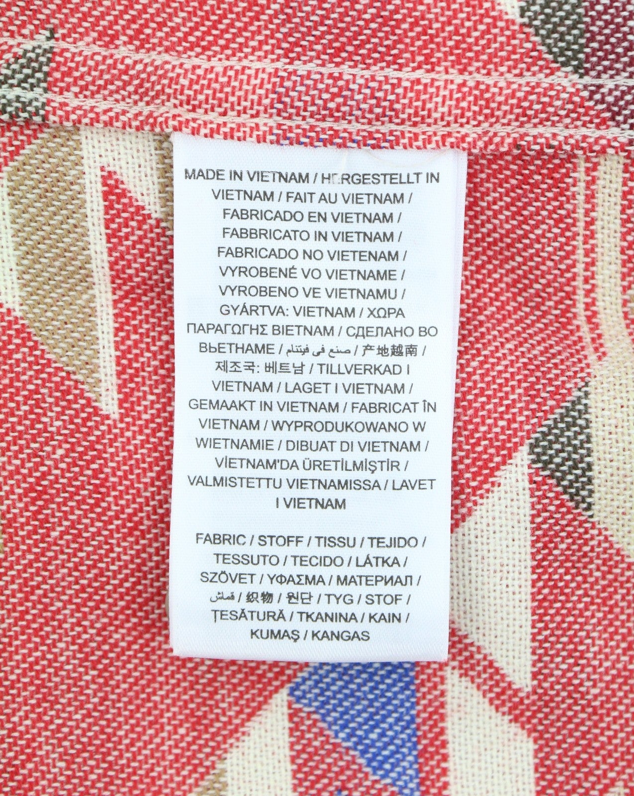 GANT Reg Geometric Jacquard Town Men Shirt M Equestrian Red Spread Neck Casual