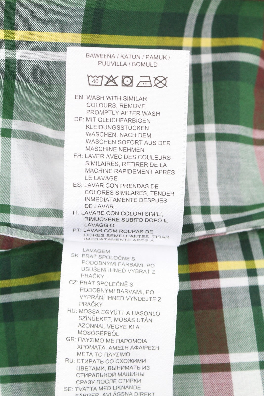 GANT Reg Ut Washed Check vyriški marškinėliai S Eden Green su sagomis žemyn iškirpte, laisvalaikio stiliaus. 