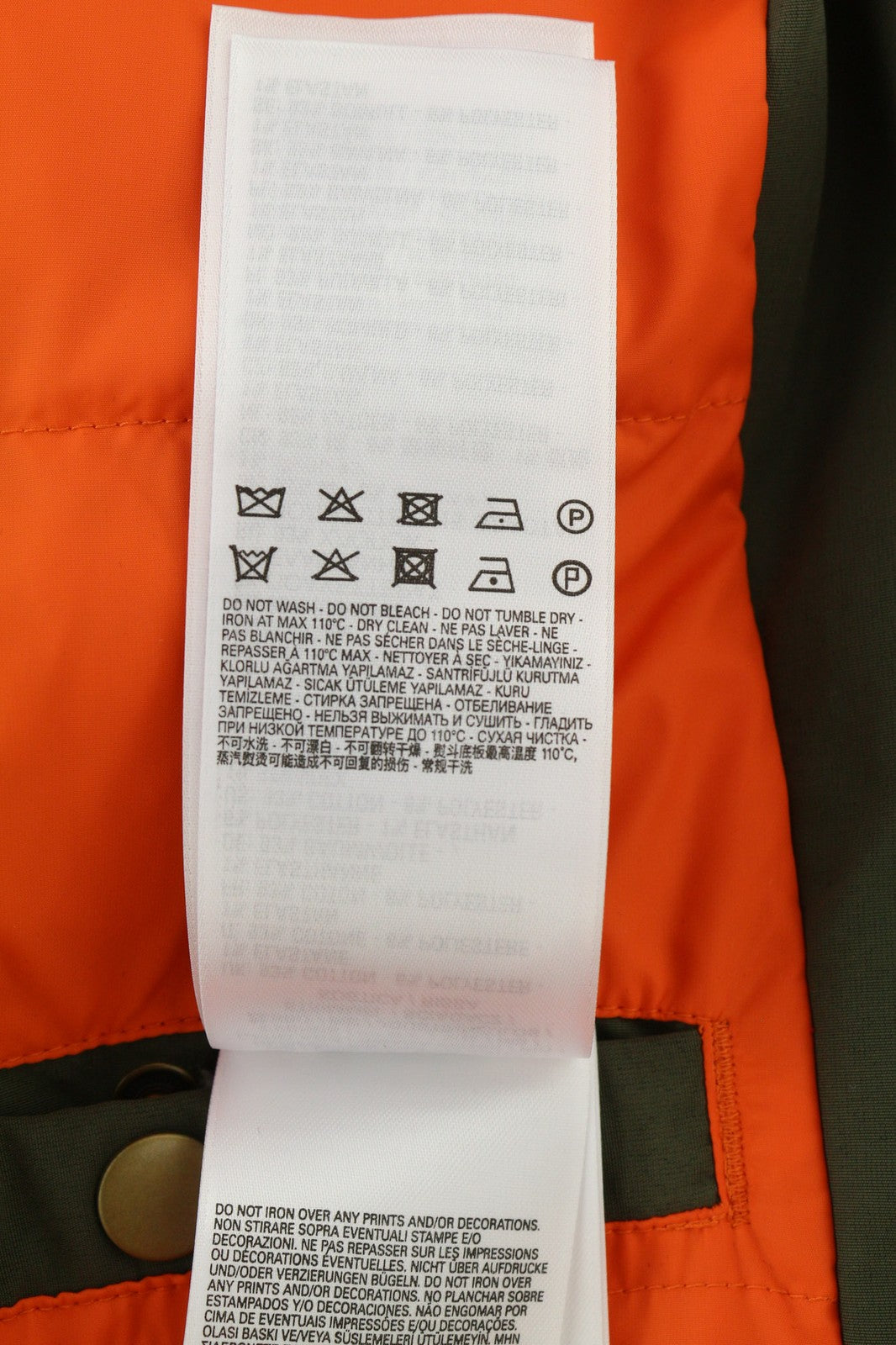 DIESEL V-Colby Men's Jacket S Khaki Parka Hooded Insulated Mid-Lenght RRP395