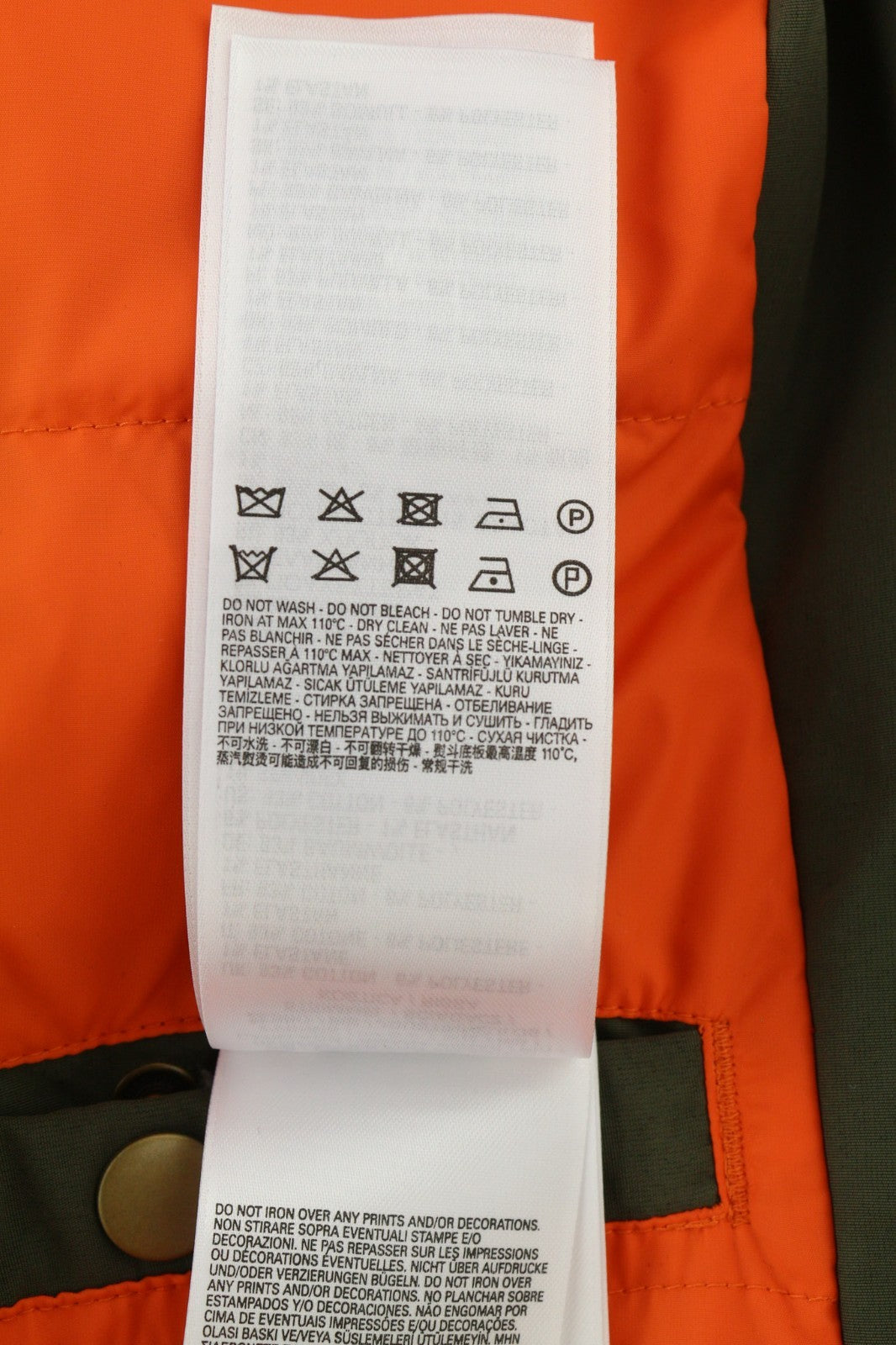 DIESEL V-Colby Men's Jacket S Khaki Green Hooded Parka Insulated RRP395