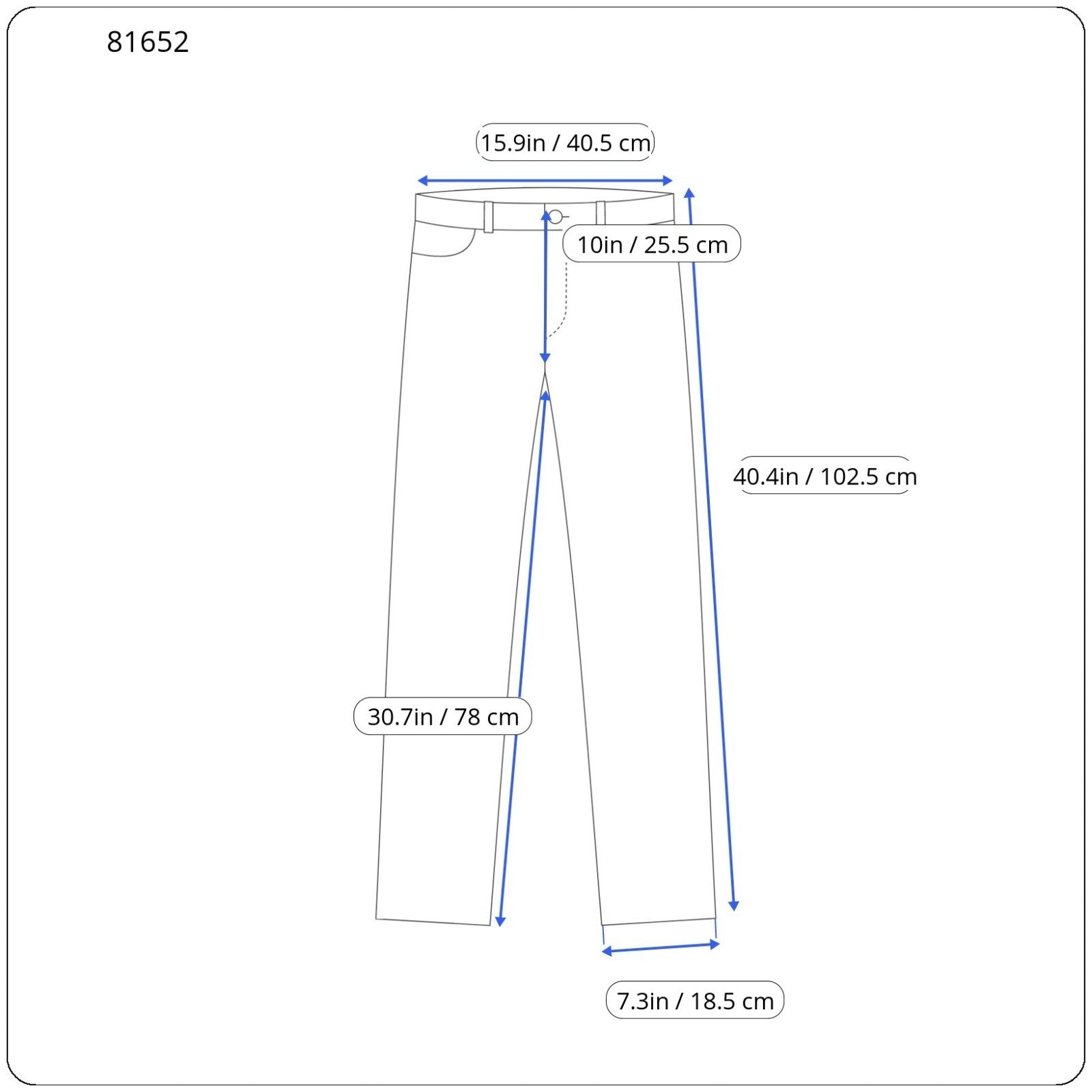 OFF-WHITE ARR vyriški džinsai W31 tamsiai mėlyni siaurėjantys skalbti džinsai su sagomis, RRP650 