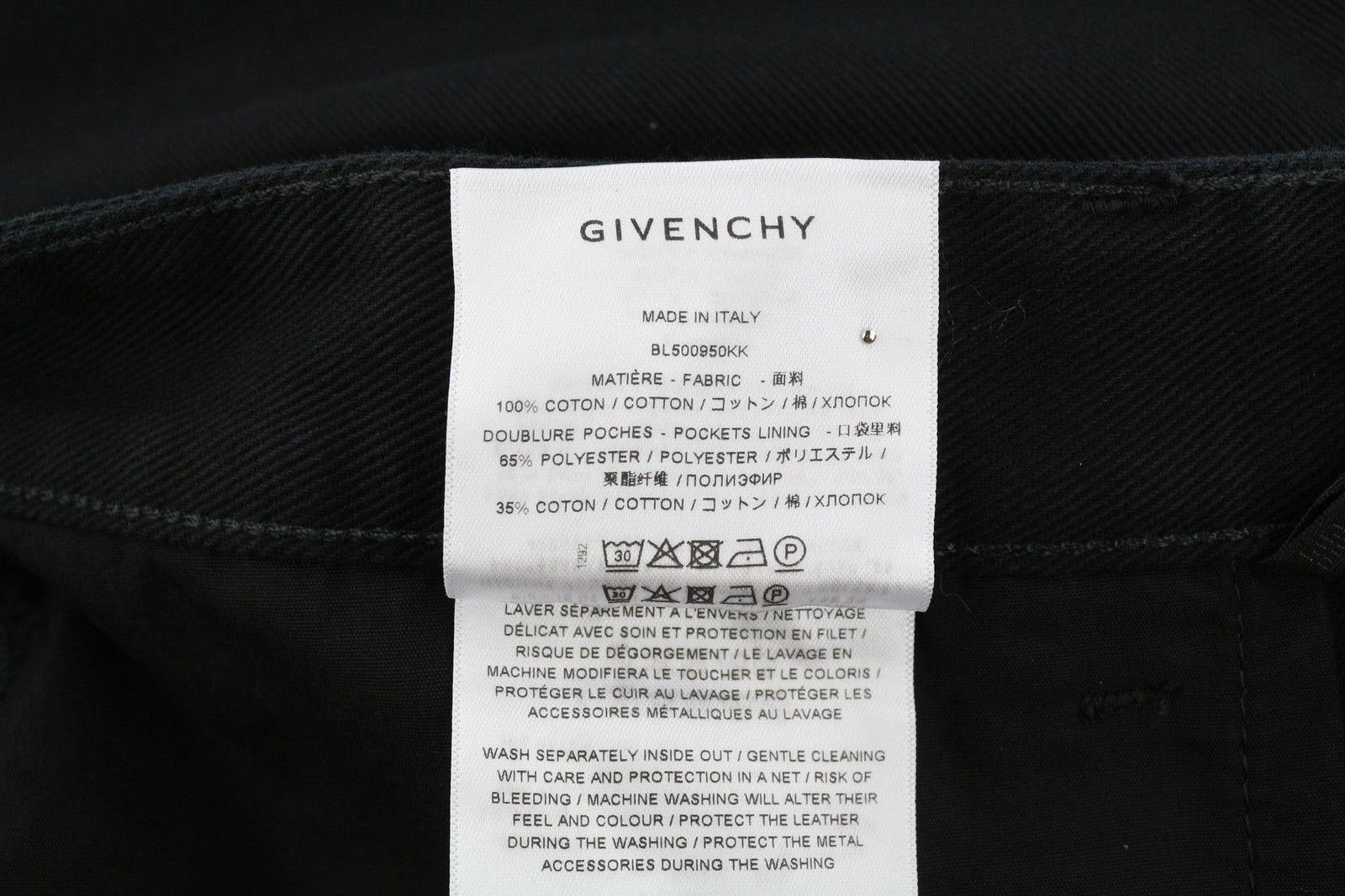 GIVENCHY X Tiffany vyriškos kelnės W38 juodos, siaurėjančios, plonos, užtrauktuku, klasikinės kišenės 