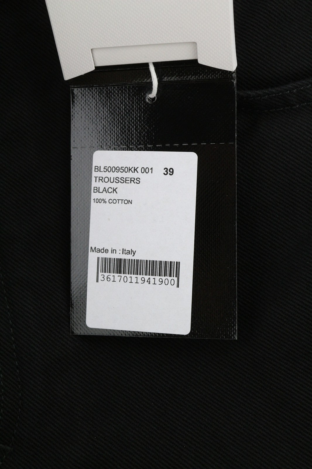 GIVENCHY X Tiffany vyriškos kelnės W39 siaurėjančios juodos su užtrauktuku priekyje, modernia kišene 