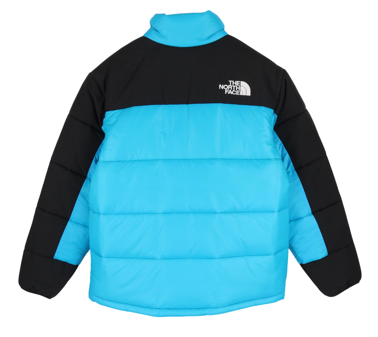 THE NORTH FACE Himalayan Men Jacket M Blue Quilted Puffer High Neck Insulated