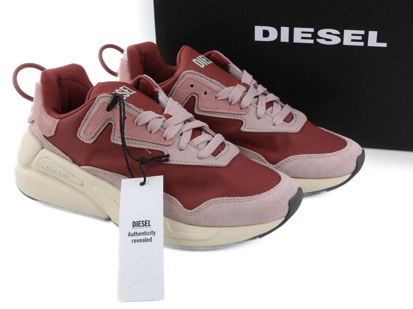 DIESEL S-Serendipity LC moteriški sportbačiai su raišteliais, UK3.5, EU35.5, violetiniai 