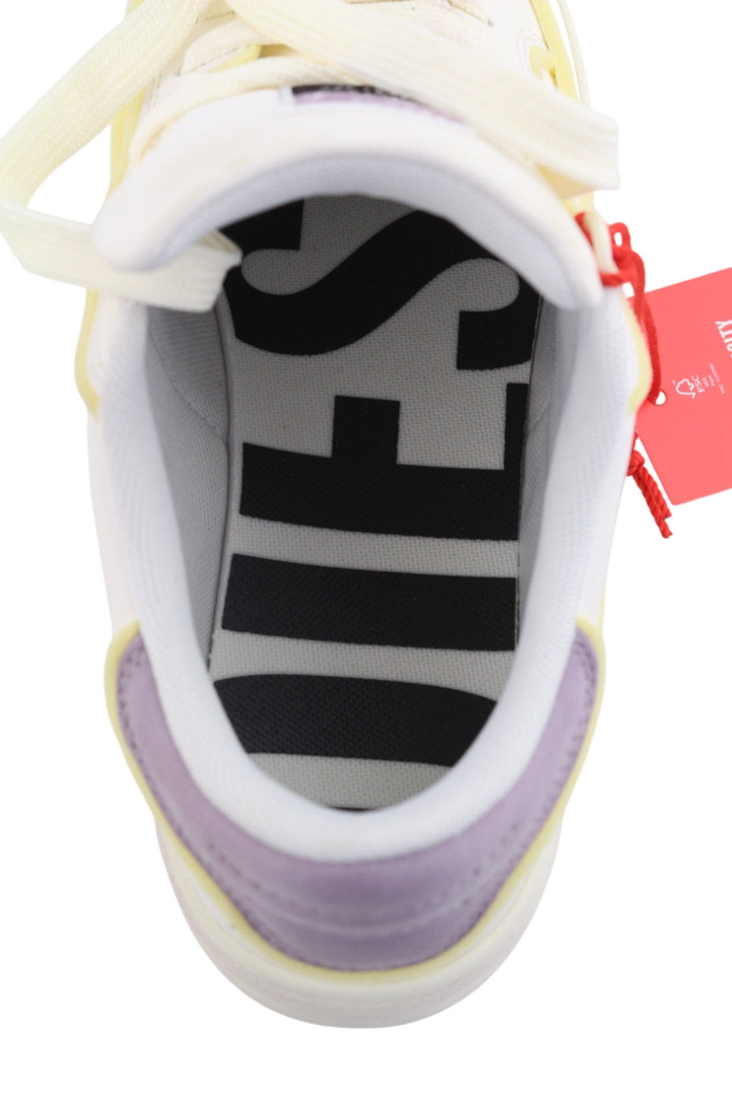 DIESEL S-Sinna žemakulniai moteriški sportbačiai, UK8, EU41, balti, odiniai, žemakulniai, nėriniuoti, RRP195 