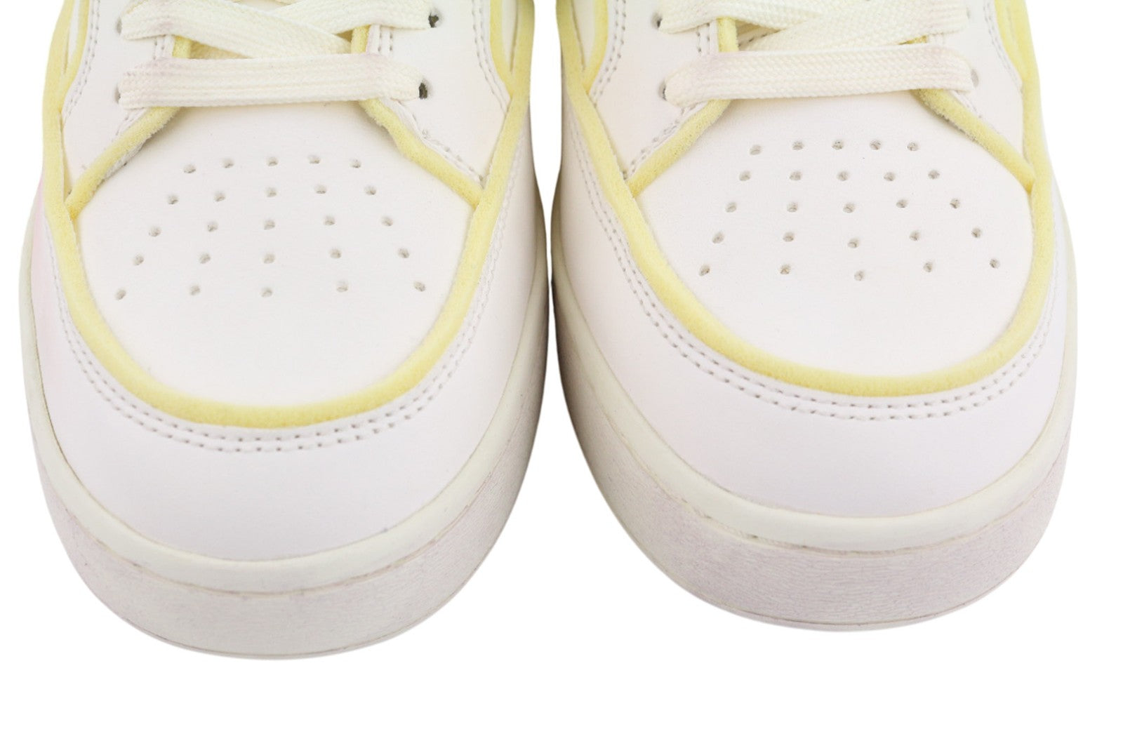 DIESEL S-Sinna žemakulniai moteriški sportbačiai, UK8, EU41, balti, odiniai, žemakulniai, nėriniuoti, RRP195 