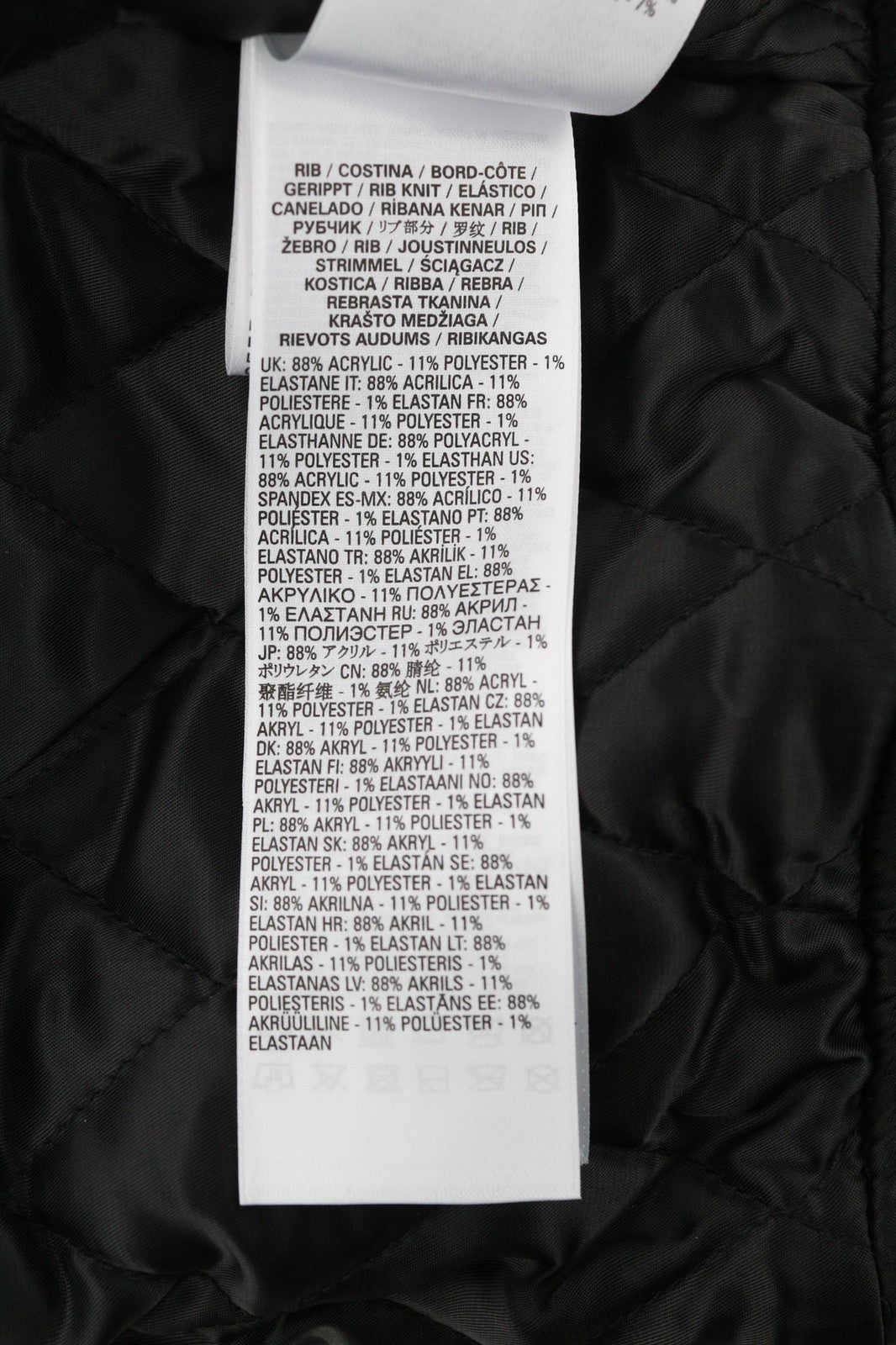 DIESEL G-Feijoa moteriška striukė S, juoda, dengta, izoliuota, polo apykakle, RRP395