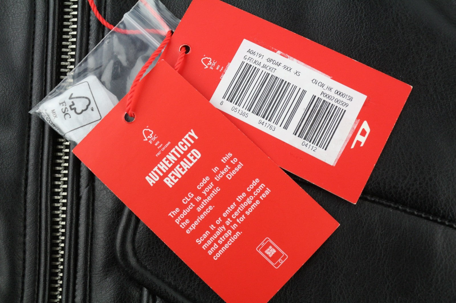 DIESEL G-Feijoa moteriška striukė XS, juoda, dengta, izoliuota, polo apykakle, striukė 