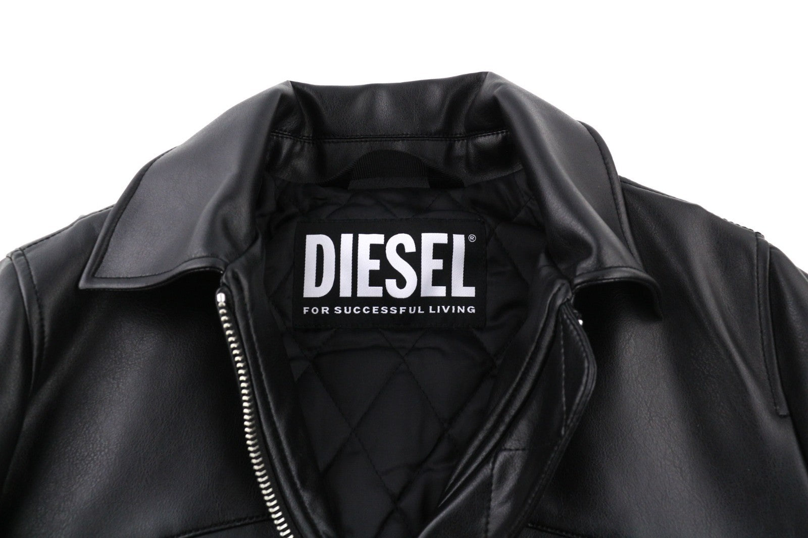 DIESEL G-Feijoa moteriška striukė XS, juoda, dengta, izoliuota, polo apykakle, striukė 