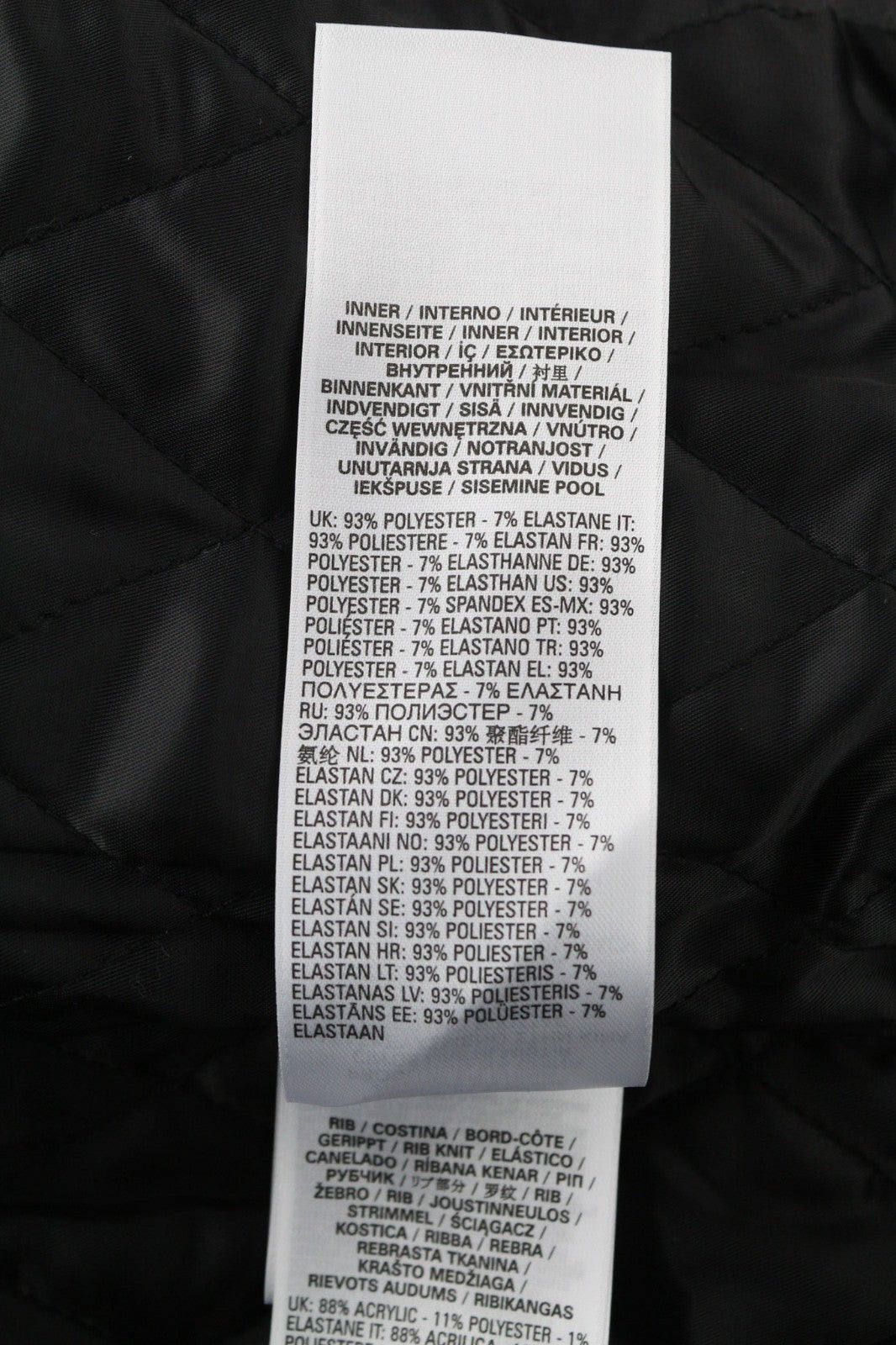 DIESEL G-Feijoa moteriška striukė XS, juoda, dengta, izoliuota, polo apykakle, striukė 