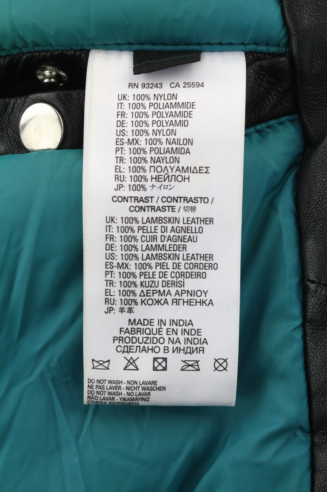 DIESEL L-Žieminė vyriška striukė M, juoda, ėriuko odos, paminkštinta, su juostele apykaklei 