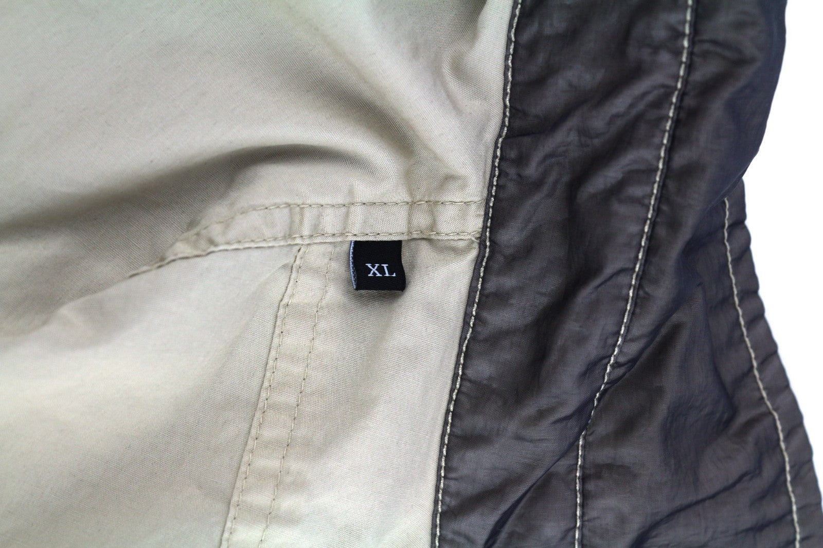 DIESEL S-U24 Men Jacket XL Shiny Snap Button Lined Lightweight Polo Neck RRP275