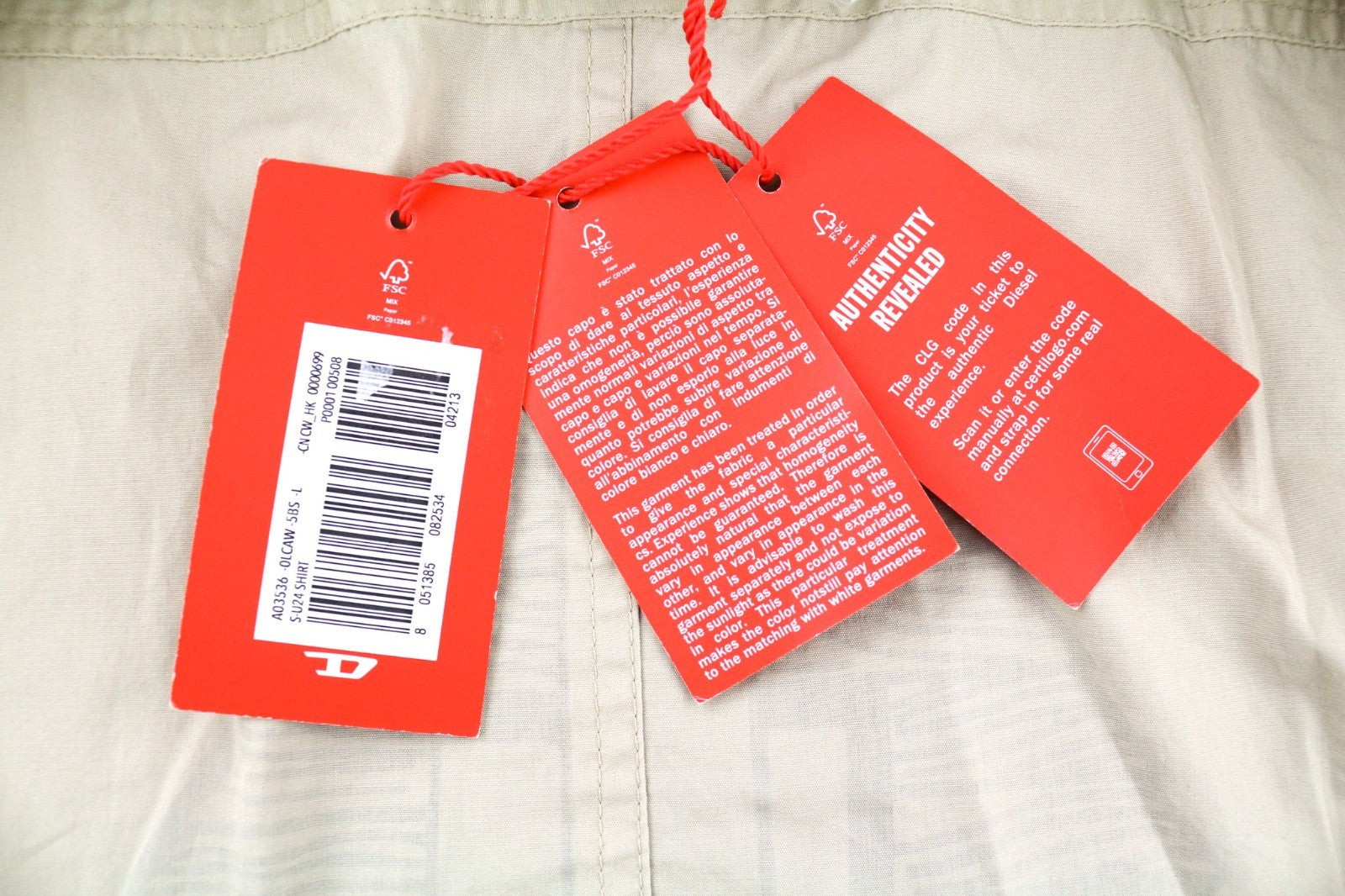 DIESEL S-U24 Men Jacket L Shiny Snap Button Lined Lightweight Polo Neck RRP275