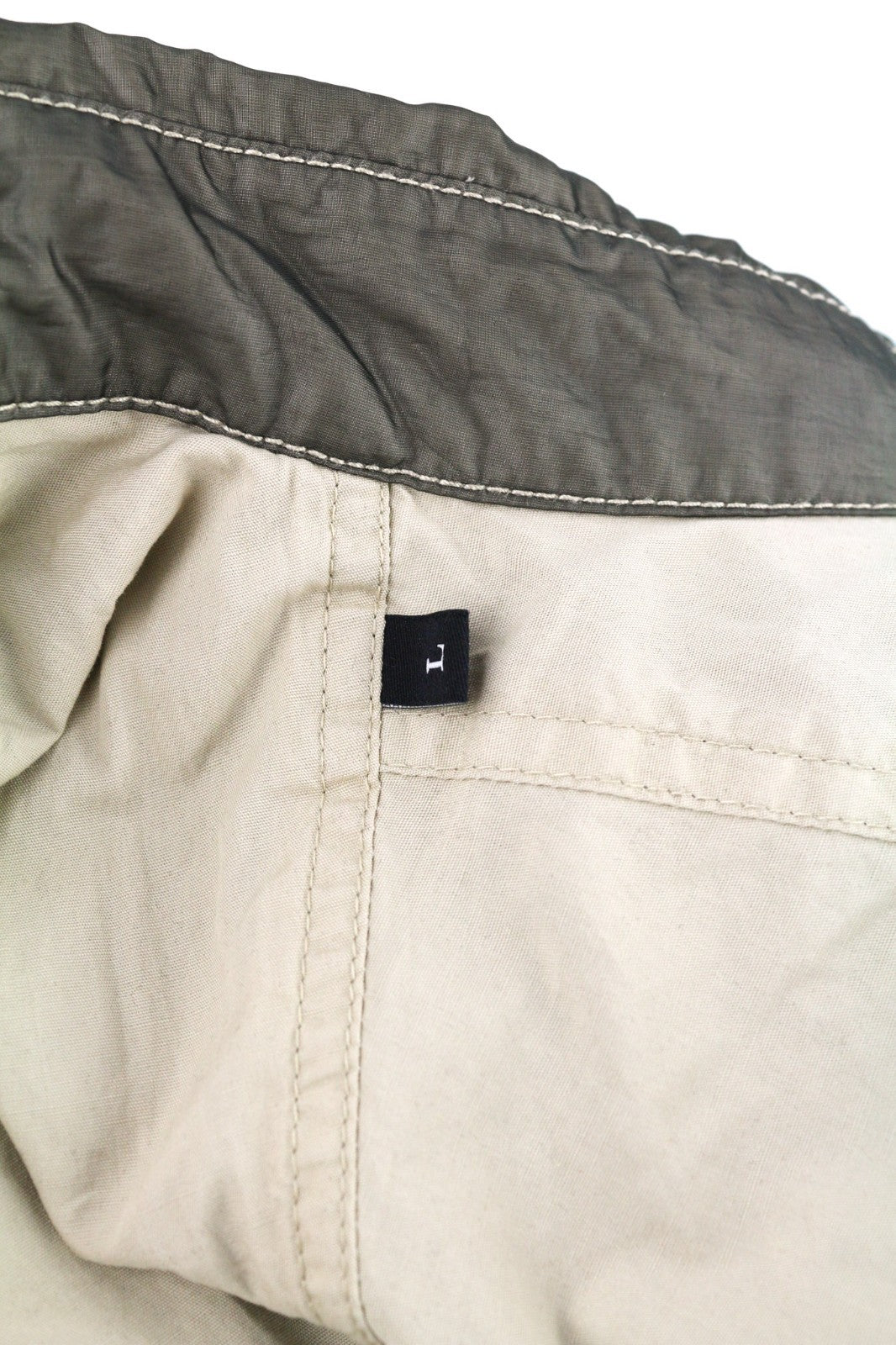 DIESEL S-U24 Men Jacket L Shiny Snap Button Lined Lightweight Polo Neck RRP275