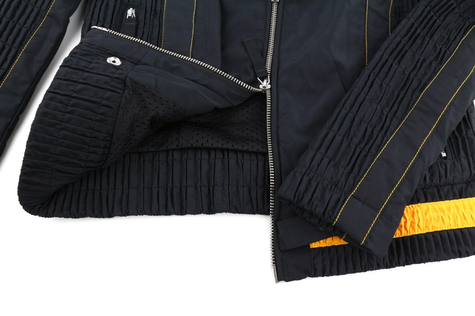 DIESEL G-Ritas Women Jacket S Black Textured Lined Single Breasted Polo RRP250