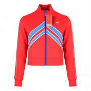 DIESEL F-Macs Women Sweatshirt XS Patterned Cropped Zip High Neck with RRP195