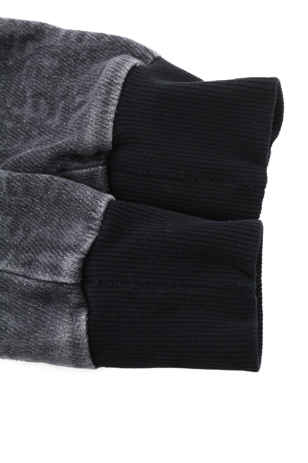 DIESEL D-Angy-Hood Women Hoodie S Grey Washed Cropped Pullover Kangaroo RRP300