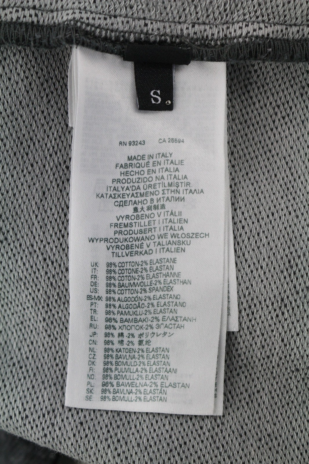 DIESEL D-Angy-Hood Women Hoodie S Grey Washed Cropped Pullover Kangaroo RRP300