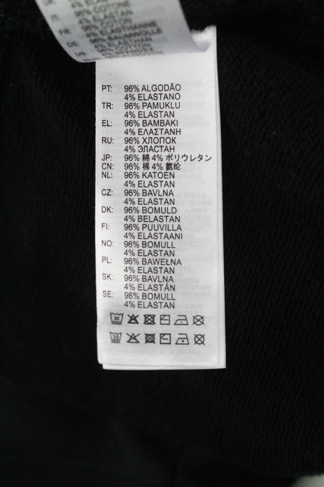 DIESEL F-Kral-B1 Women Hoodie S Black Cropped Pullover Logo Straps Hood