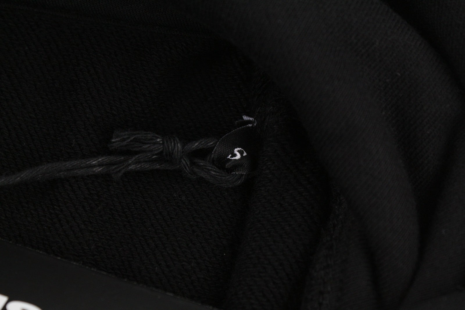 DIESEL F-Kral-B1 Women Hoodie S Black Cropped Pullover Logo Long Sleeve